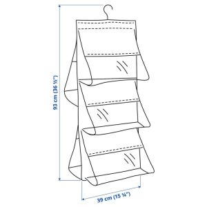 آویز کیفی مشکی داخل کمد SKUBB