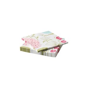 دستمال 30تایی گلدار صورتی ایکیا FESTDAGEN