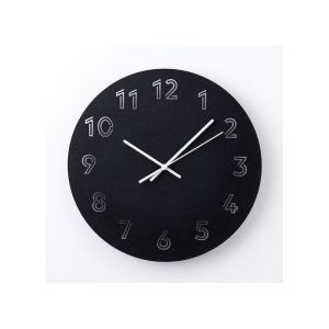 ساعت دیواری مشکی TUNNIS