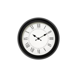 ساعت دیواری مشکی ایکیا NUFFRA