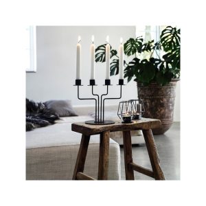 شمعدان مشکی ایکیا PARLBAND