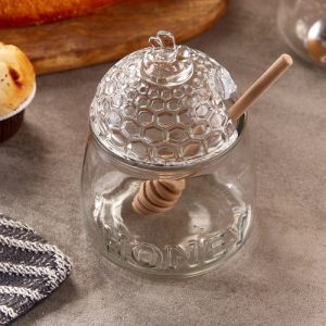 ظرف عسل همراه با قاشق HOME CENTER