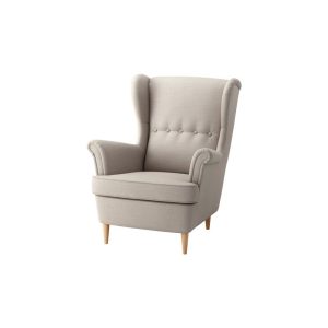 مبل یک نفره راحتی بژ ایکیا STRANDMON