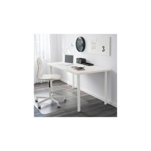 ميز چوبی سفيد ايكيا LINNMON