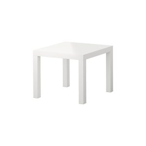 میز عسلی سفید براق ایکیا LACK