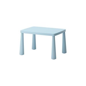 میز پلاستیکی کودک آبی ایکیا MAMMUT
