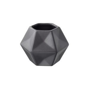 گلدان طوسی سرامیکی ایکیا LIVSLANG